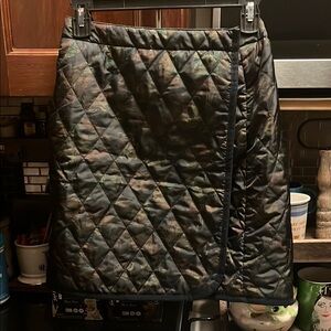 Quilted Camouflage Skirt